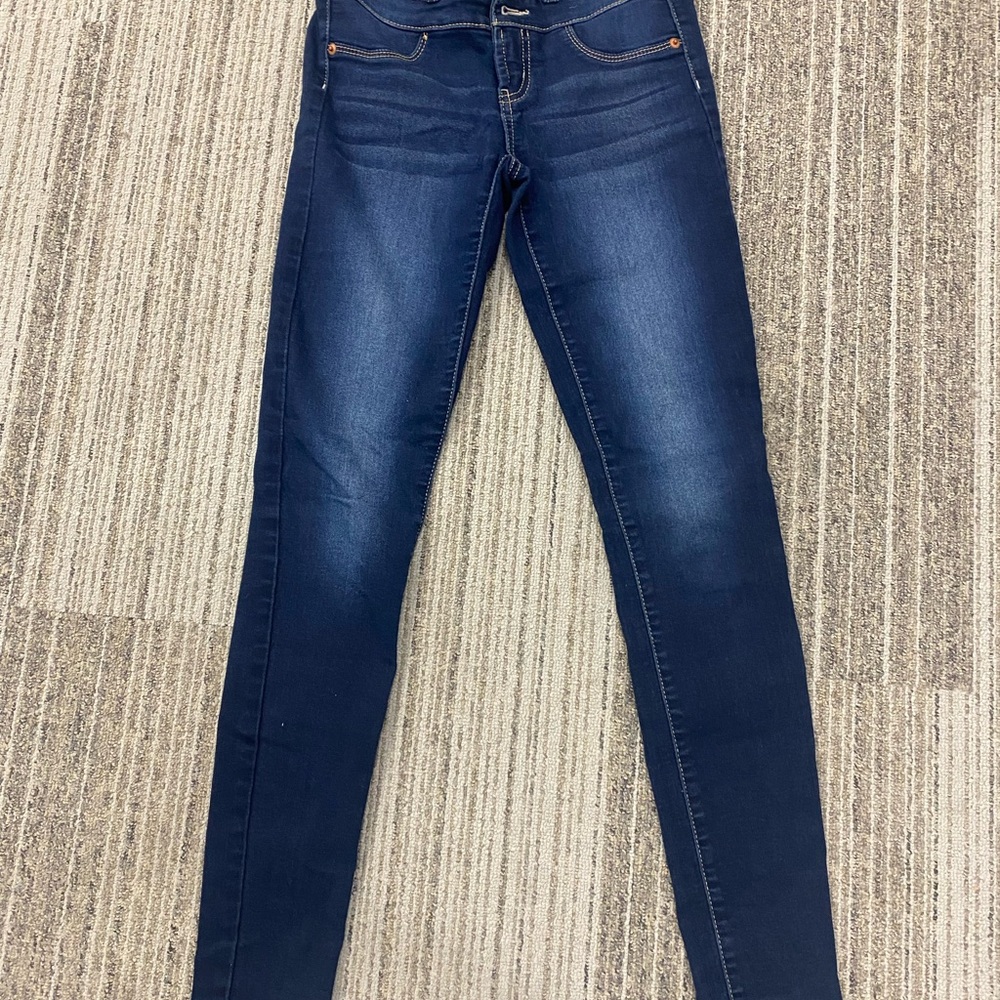 Women's Dark Blue Skinny Jeans